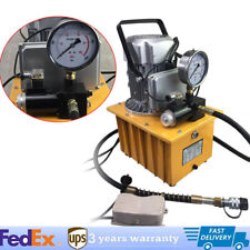 Electric Driven Hydraulic Pump Pedal Single Acting Solenoid Valve 110V 10000psi