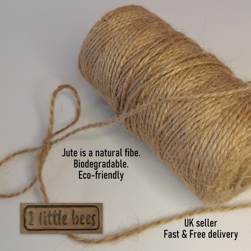 Jute twine 200m - twine, natural