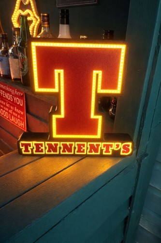 Tennents led bar sign - tennents,