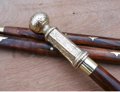 Antique brass sword - brass, handle