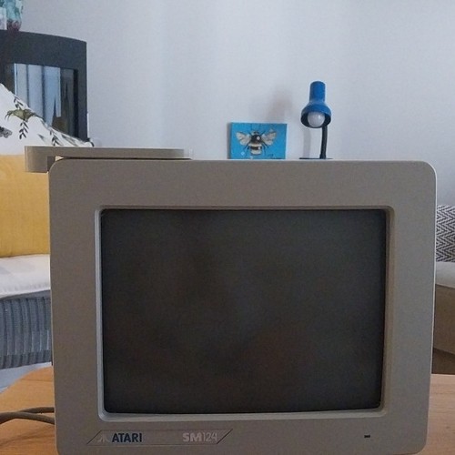 Atari sm124 12in - sm124, crt