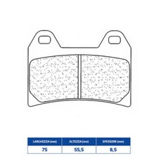 Brake Pads 2539XBK5 Sintered