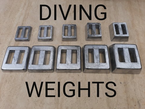 Solid lead weight scuba - scuba, diving