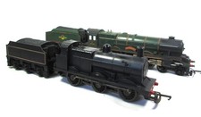 TRIANG Green Princess Elizabeth 4-6-2 + Black Class 3F 0-6-0 - OO Gauge