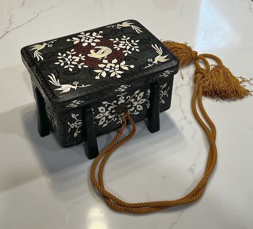 Vintage japanese black lacquer - vintage,