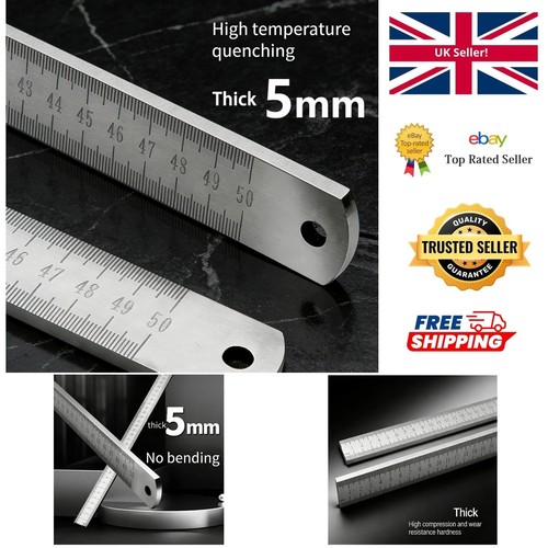50cm stainless steel ruler - 50cm,