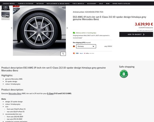 Original mercedes e63s amg - mercedes,
