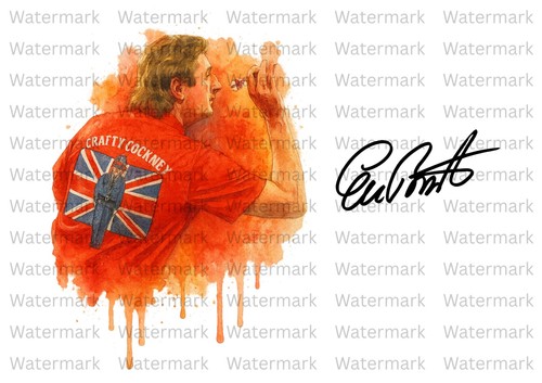 Eric bristow darts signed - eric,
