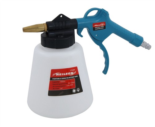 Portable soda blaster gun - blaster, air