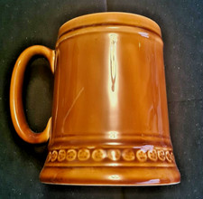 Large Vintage Pottery Tankard