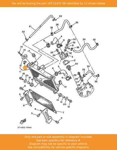 Yamaha stopper 1kt 12437 - yamaha, 1kt-12437-00