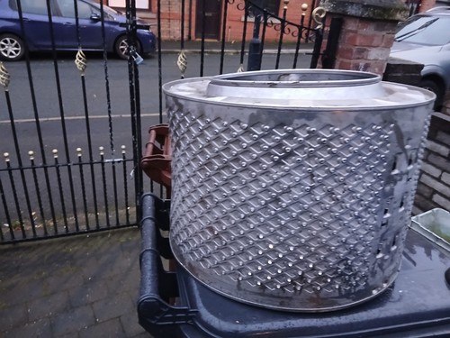 Stainless steel fire pit - fire,