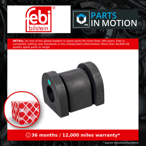Anti roll bar - bar, bush