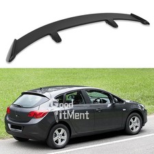 For Vauxhall Opel Astra 131cm Matte Black Rear Roof Top Trunk Spoiler Tail Wing