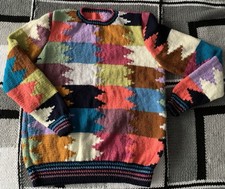 Hand Knitted Jumper L/XL Kaffe Fassett