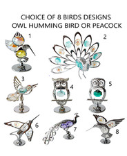 Crystocraft Ornament Bird Owl