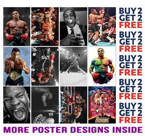 Mike tyson posters boxing - mike,
