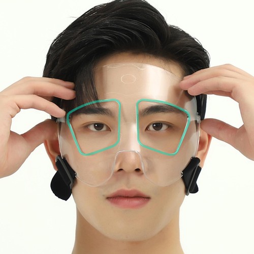 Nose guard for broken - nose,