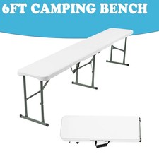 6FT Plastic Folding Bench