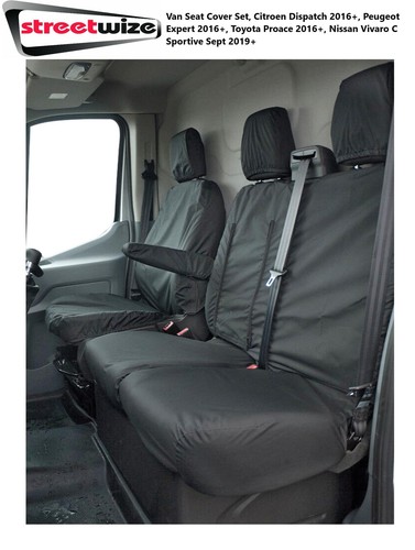 Streetwize van seat covers - streetwize,