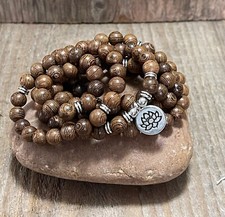 108 Natural Wooden Mala Prayer