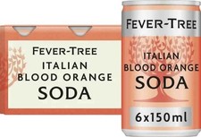 Fever-Tree Italian Blood Orange Soda - 6 x Cans 150ml