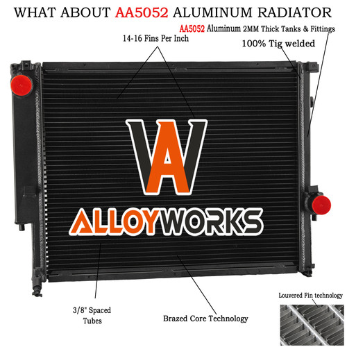 Row aluminum radiator for - aluminum,