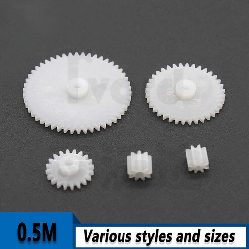 Pack plastic gears cogs - of, 5