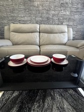 8 Piece Dinner Set White and