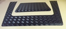 LAND ROVER DEFENDER BLACK CHEQUER PLATE PUMA BONNET PROTECTOR & WINGTOPS