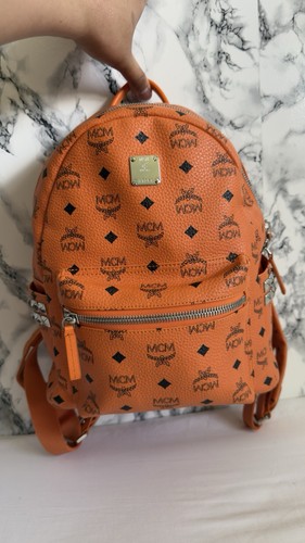 Mcm stark backpack orange - mcm,