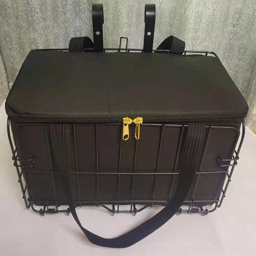 Front handlebar bike basket - front,