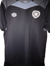 Heart Of Midlothian FC Training Top Umbro Black Large