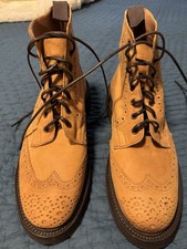Trickers Tricker’s Stow Country Boots Faggio Brown Size 10 UK9 Worn 1X Excellent