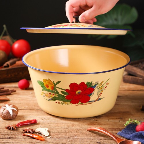 Vintage enamel bowls - vintage,