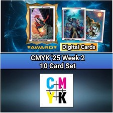 Topps Marvel Collect CMYK 25 Series 1 Week 2 10 Card Set