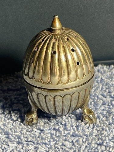 Vintage silver plated - plated, egg