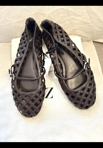 Zara chocolate brown woven - chocolate,