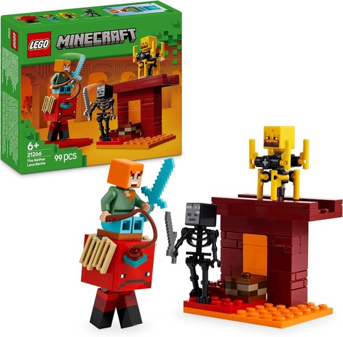 Lego minecraft the nether lava - the,