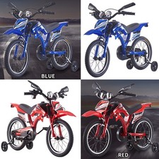 16-20 inch Kids Moto Bike Boys Girls Bicycle Cycling With Removable Stabilisers