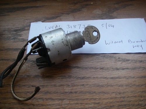 Lucas ignition switch - lucas,