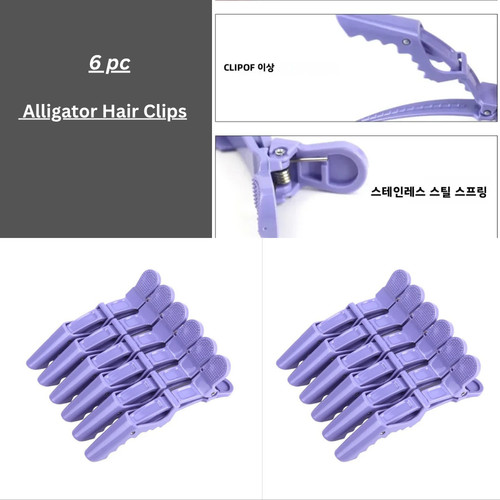 6pcs alligator hair - 6pcs,