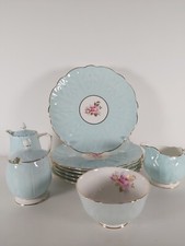 Aynsley Aqua Blue Floral