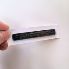 Audi Quattro Gloss Black Rear