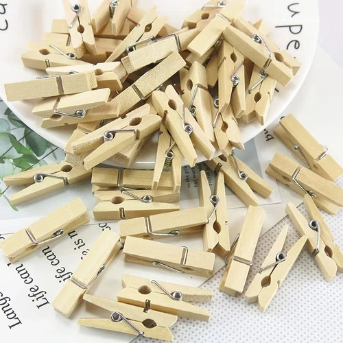100pk small clothes pegs - 10-100pk,