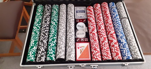 Poker set 1000 laser chips - 1000,