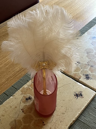 New white feather hand - x, fan