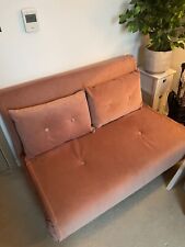 Pink sofa bed - 2 seater from “Made.com” (barely used)