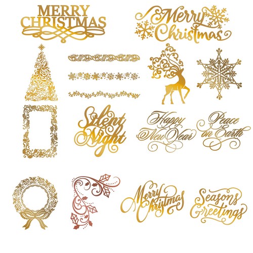 Christmas metal emboss - christmas, dies