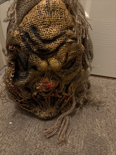 Scarecrow burlap mask - scarecrow,